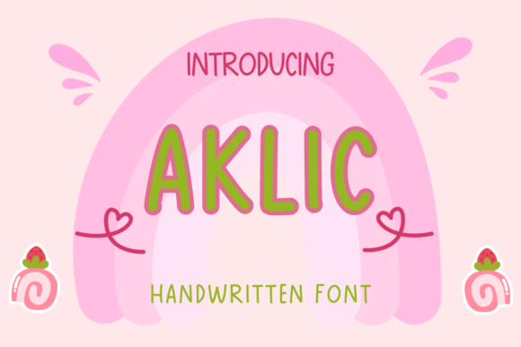 Aklic: The Quirky Display Font for Makers