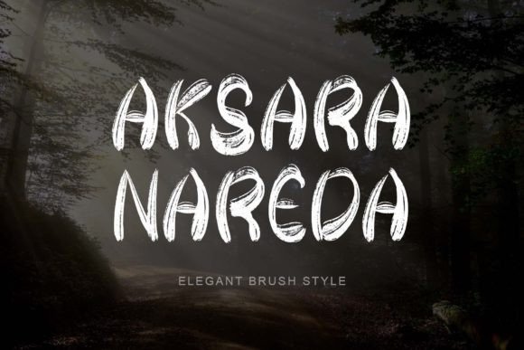 Aksara Narada: The Elegant Brush Font for Crafters