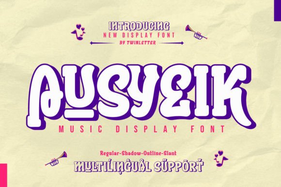 Ausyeik: The Perfect Display Font for Festivals and Brands