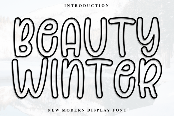 Beauty Winter Typeface for Modern Web Design