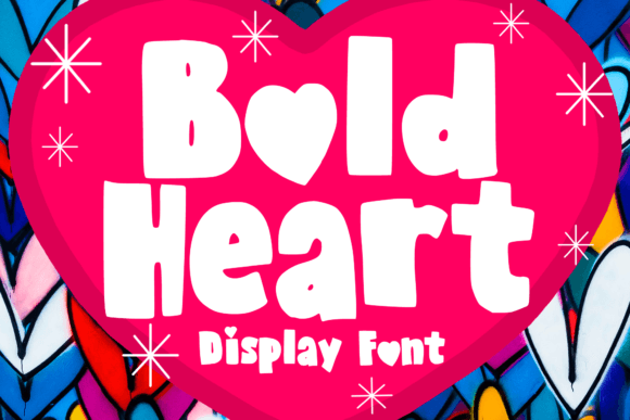 Bold Heart: The Ultimate Handwritten Display Font for Crafters