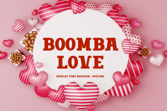Boomba Love: A Playful Display Font for Web Design