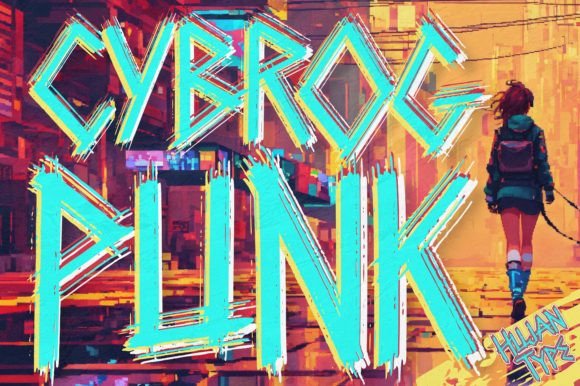 Cybrogpunk Typeface for Bold Business Branding