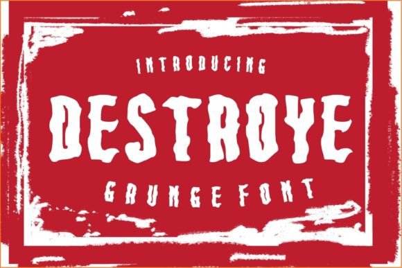 Destroye Font: Bold Display Type for Modern Branding