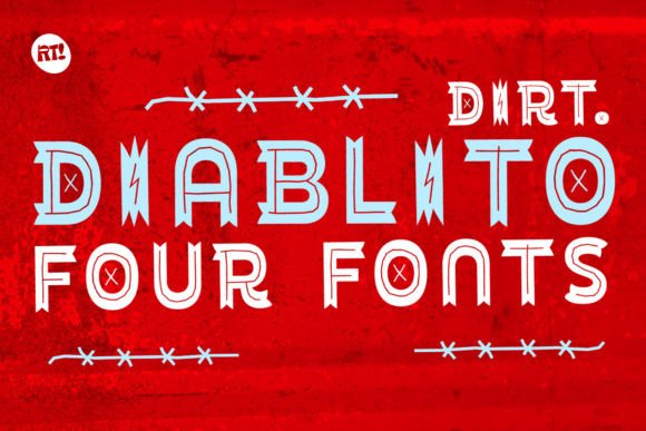 Diablito Dirt Typeface for Web Design