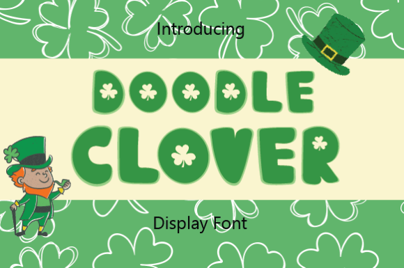 Doodle Clover: A Playful Display Font for Makers