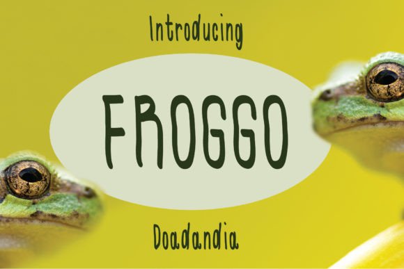 Froggo Display Font for Scroll-Stopping Visuals