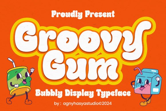 Groovy Gum: The Ultimate Playful Display Font for Crafters