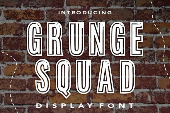 Grunge Squad: The Ultimate Grunge Display Font Review