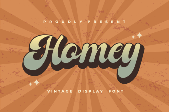 Homey Font Review: A Groovy 70s Display Typeface