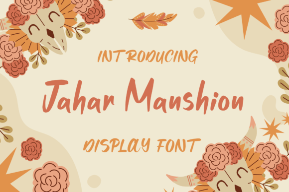 Jahar Mansion Typeface for Joyful Branding