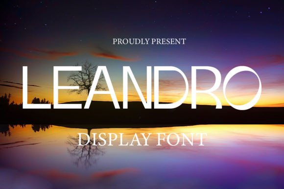 Leandro Font: The Perfect Display Typeface for Crafters