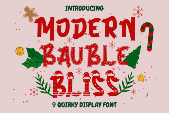 Modern Bauble Bliss Typeface Review
