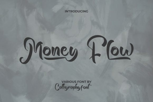 Money Flow Font for Modern Web Design