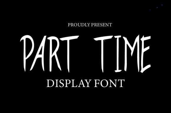 Part Time: A Handwritten Display Font for Editors