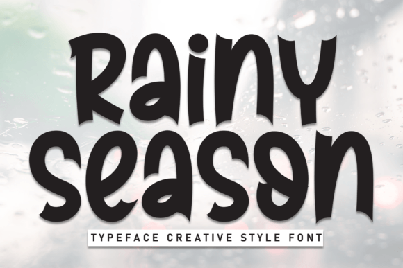 Rainy Season Font for Handmade Creators