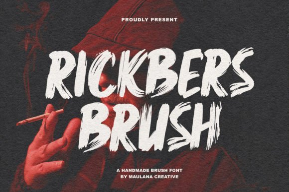 Rickbers: A Lively Brush Font for Web Design