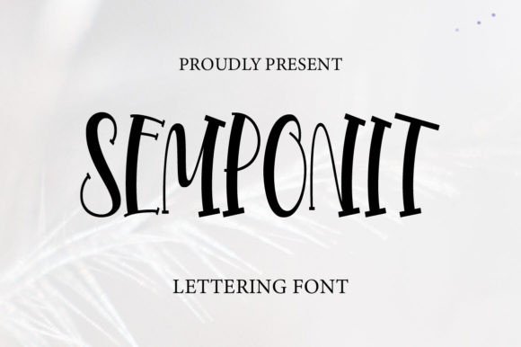 Semponite: The Elegant Display Font for Editorial Design