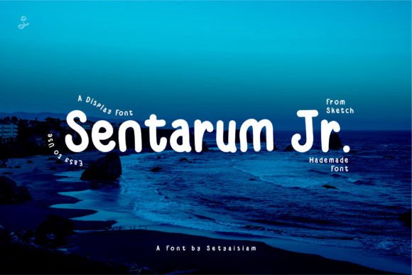 Sentarum Jr: The Perfect Quirky Display Font for Crafters