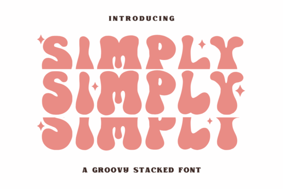 Simply: The Bold Retro Groovy Font for Makers