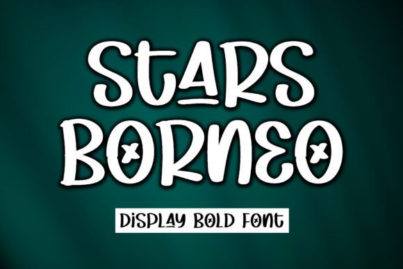 Stars Borneo Font for Bold Web Headers