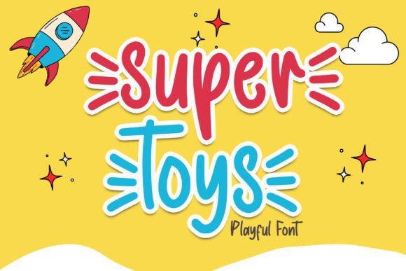 Super Toys: The Playful Display Font for Bold Branding