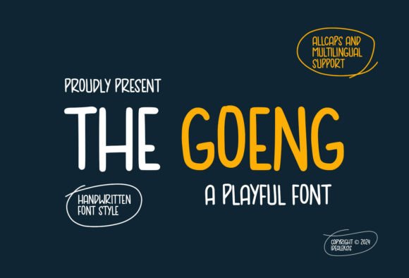 The Goeng: A Playful Display Font for Bold Brands