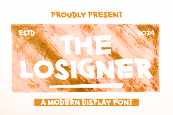 The Losigner: A Bold Display Font for Modern Web Branding
