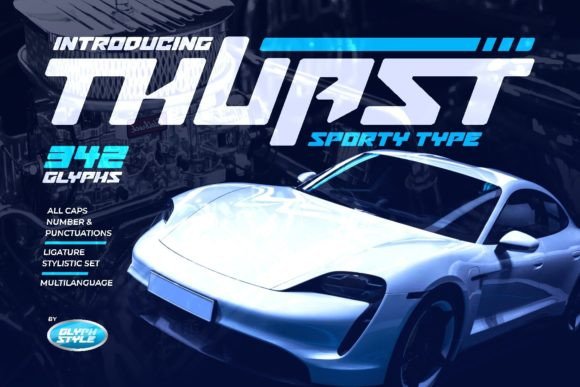 Thuast Typeface for Dynamic Editorial Design